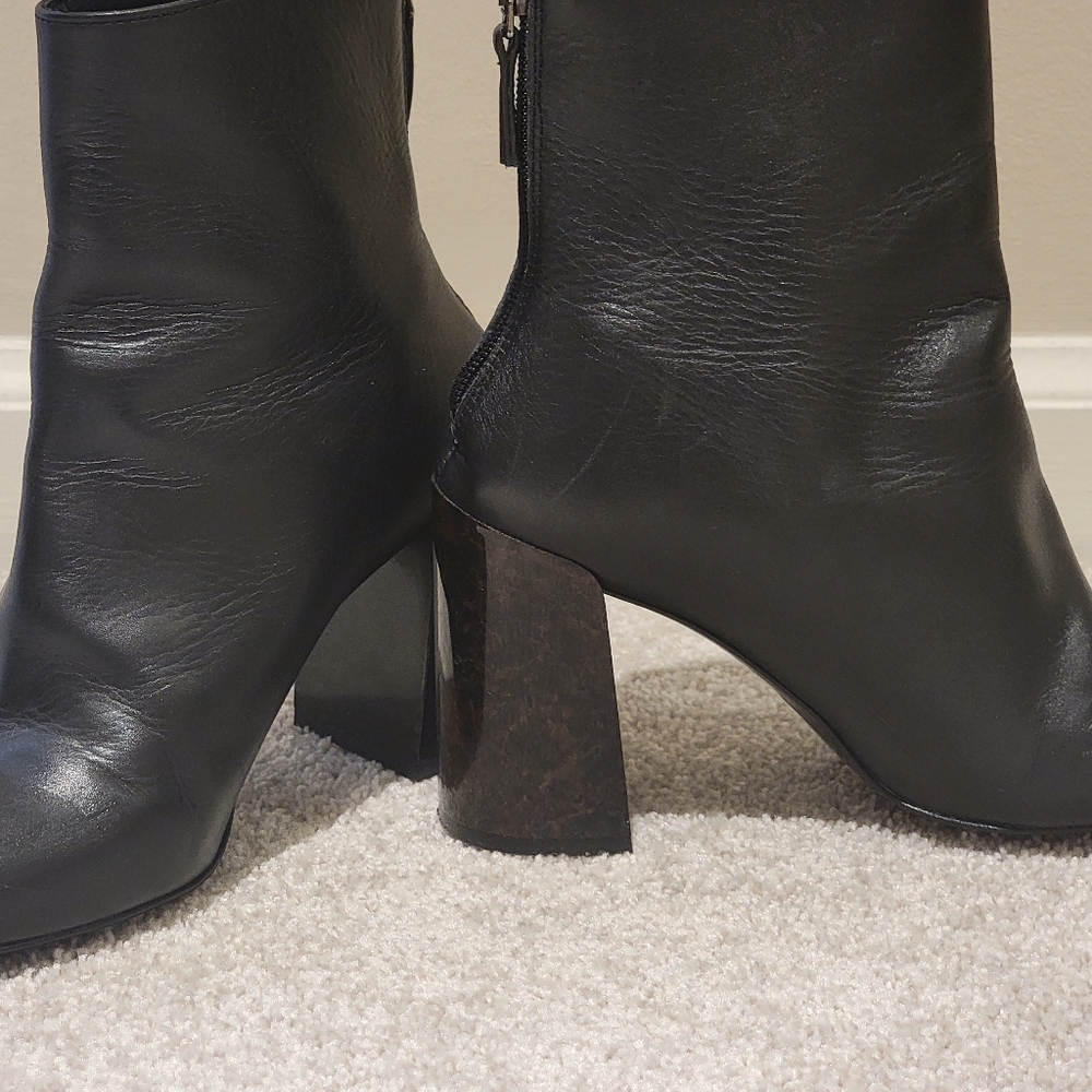 🔥Made in Spain 🇪🇸 Pure Navy booties size 37. - Picture 5 of 15